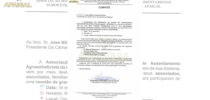 Convite: Encontro da APAIGAL: Diálogo e Fortalecimento da Agricultura Familiar